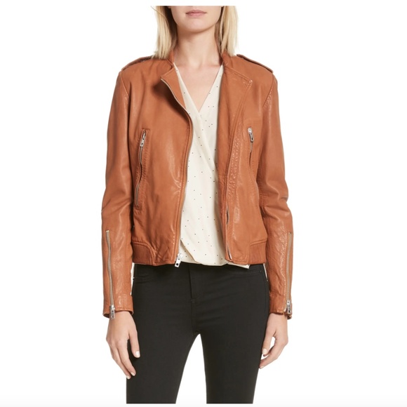 NWT $1295 RAG & BONE Lyon Leather Jacket in size 2 - Picture 4 of 11